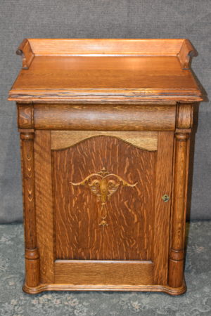 [SOLD]  Quarter Sawn Oak Sewing Cabinet