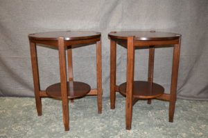 [SOLD]  Pair of Mission Oak Parlor Tables