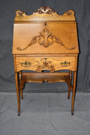 Oak Drop Front Desk