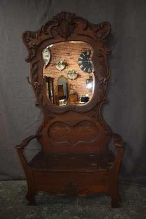 [SOLD]  Quarter Sawn Oak Hall Tree