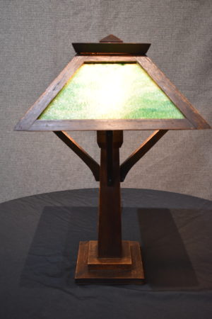 Mission Oak Lamp