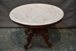 Eastlake Walnut Oval Coffee Table