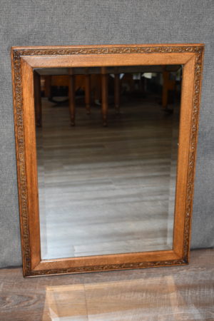 [SOLD]  Quarter Sawn Oak Wall Mirror