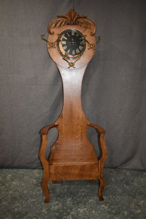 [SOLD]  Quarter-Sawn Oak Hall Tree